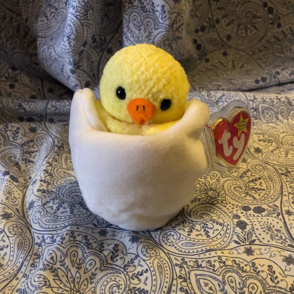 TY Beanie Baby - Eggbert Chick - Mint Condition